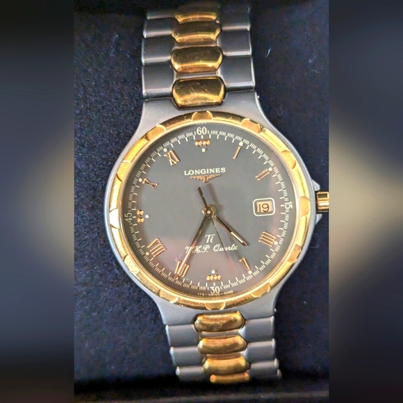 Longines Ti Conquest Titanium 18k Gold Plated Quartz Unisex watch - Picture 2 of 13